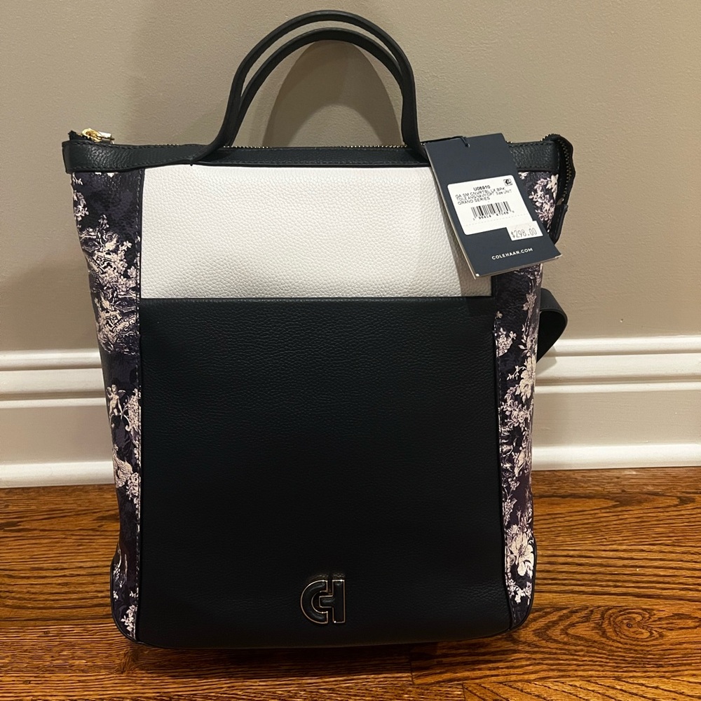 Cole Haan grand ambition convertible backpack NWT